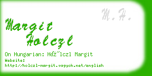 margit holczl business card